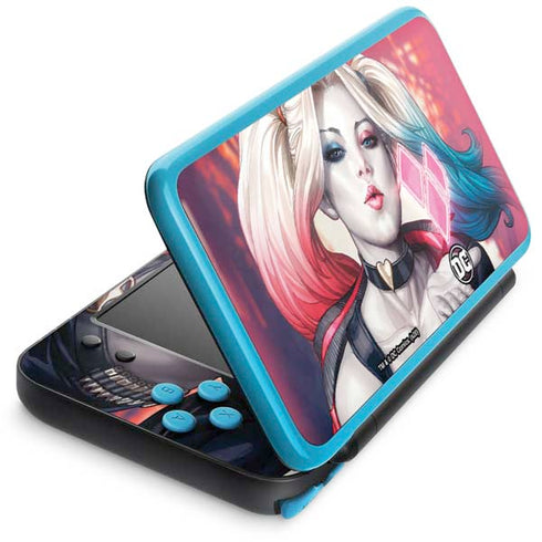 DC Comics Harley Quinn Rebirth Cover #1 Legacy Color Variant Art by Art Germ Nintendo 2DS XL (2017) Skin